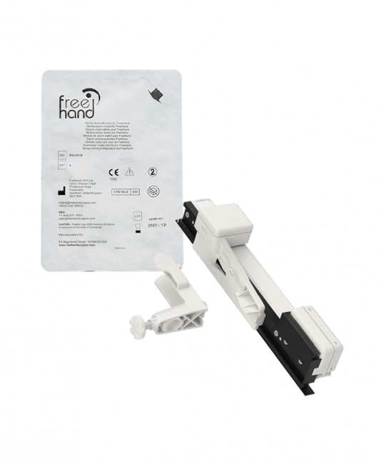 laparoscope quick release clip and zoom module